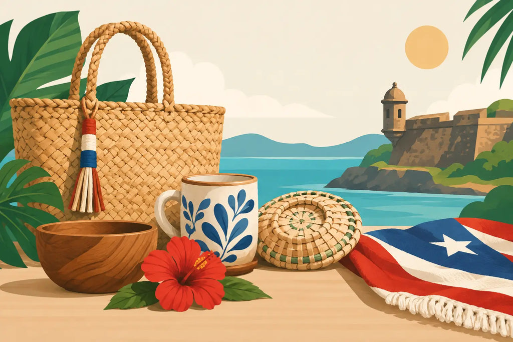 Artesanía local sostenible con sabor boricua