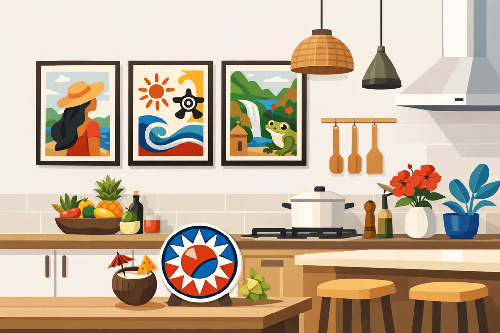 Cómo decorar tu cocina con arte boricua