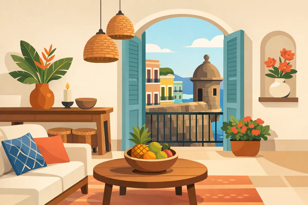 Decoración inspirada en Viejo San Juan