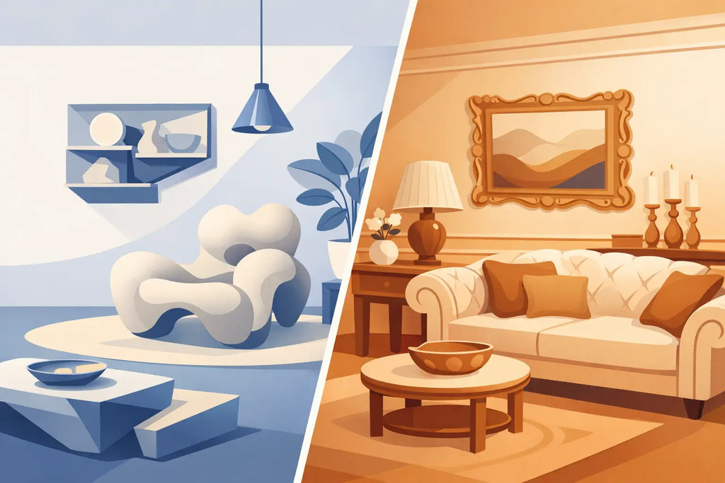 Arte funcional versus decoración tradicional