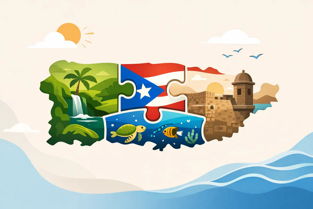 Rompecabezas de Puerto Rico con significado