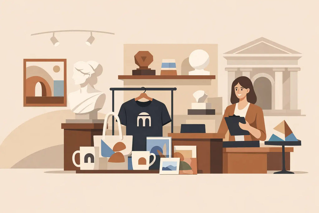 Guía de compra para tiendas de museo con identidad